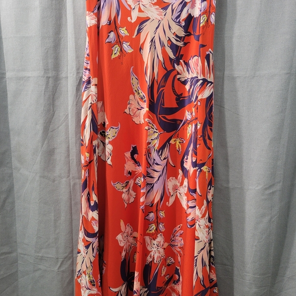Anthropologie HD In Paris Silk Floral Print Maxi Skirt Size 4 - Picture 2 of 9
